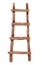 Watercolor garden ladder. Spring garden illustration. Wooden ladder