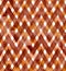 Watercolor gingham of dark coffee colors on white background. Seamless pattern for fabric