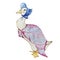 Watercolor goose, Peter Rabbit\\\'s friend