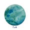 Watercolor hand drawn painted Illustration of environmentally friendly planet Earth. Think Green. Ecology Concept. Globe