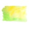 Watercolor hand painted abstract Yellow green background. Subtle ink gradient on textured paper. Creative aquarelle