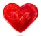 Watercolor heart. Concept - love, relationship,