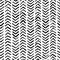 Watercolor herringbone stripes vector seamless pattern. Fashion textile print in black white hatch strokes