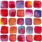 Watercolor hot summer cubes,