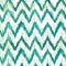 Watercolor ikat chevron seamless pattern. Green and blue watercolour . Bohemian ethnic collection.