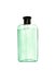 Watercolor illustration of green bottle of herbal shampoo