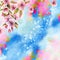Watercolor japanese cherry blossoms