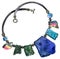 Watercolor jewelry illustration, sketch, gold chain, agate gemstones, bracelet, gem, fashion accessory clip art