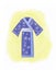 Watercolor Kimono robe