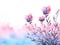 watercolor lavender flowers background