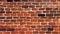 Watercolor old brick wall background. Abstract hand drawn illustration of texture weathered masonry. Bricks pattern in