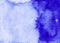 Watercolor old deep royal blue and white gradient background, hand painted