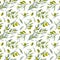 Watercolor Olive Pattern
