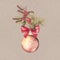 Watercolor Painting Christmas Decorations