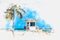 Watercolor painting illustration of lifeguard tower in Fort Lauderdale