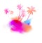 Watercolor palm trees . Coconut plant isolated. Summer concept