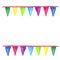 Watercolor party bunting