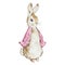 Watercolor Peter Rabbit in pink jacket