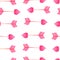 Watercolor pink arrow pattern Arrows Valentines Day Elements