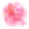 Watercolor pink brushed background