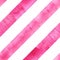 Watercolor pink diagonal stripes on white background. Striped seamless pattern