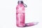 Watercolor pink fitness bottle energy. Generate Ai