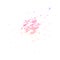 Watercolor pink texture splatter isolated on the white background. Paint spray
