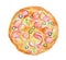 watercolor pizza.