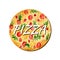 Watercolor pizza isolated artwork. Hand paint vector illustration. Watercolor can be used for sticker, avatar, logo or icon.