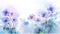 watercolor primroses flower background