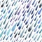 Watercolor rain drops pattern