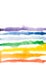 Watercolor rainbow background with free white space