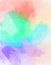 Watercolor rainbow painted background image with brush strokes