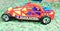 Watercolor representing a rescue car