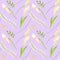 Watercolor romantic calla lilies hand drawn seamless patterns