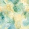 Watercolor seamless background, brocade swirls, muted colors, greens, blues and golds