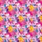 Watercolor seamless Colourful Pattern. And Colourful Background