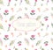 Watercolor seamless floral pattern.