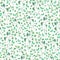 Watercolor seamless natural pattern with green leaves