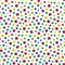 Watercolor seamless pattern with balls. Bright festive pattern with bubbles