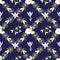 Watercolor seamless pattern - spring, birds, chicks nest