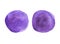 Watercolor set of round ultraviolet spots