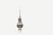 A watercolor sketch or illustration. Berlin architecture. The television tower on the square named Alexanderplatz