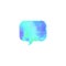 Watercolor Speach bubbles dialogue icon dialog bubble vector chat