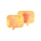 Watercolor Speach bubbles dialogue icon dialog bubble vector chat