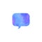 Watercolor Speach bubbles dialogue icon dialog bubble vector chat