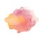 Watercolor splash, pink coral orange watercolor splash