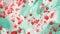 Watercolor Splashes Wallpaper Raspberry Red and Minty Fresh