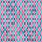 Watercolor stripe diagonal plaid seamless pattern. Pink and blue teal stripes background