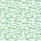 Watercolor Thyme pattern seamless, green rosemary decoration, craft label design bio food
